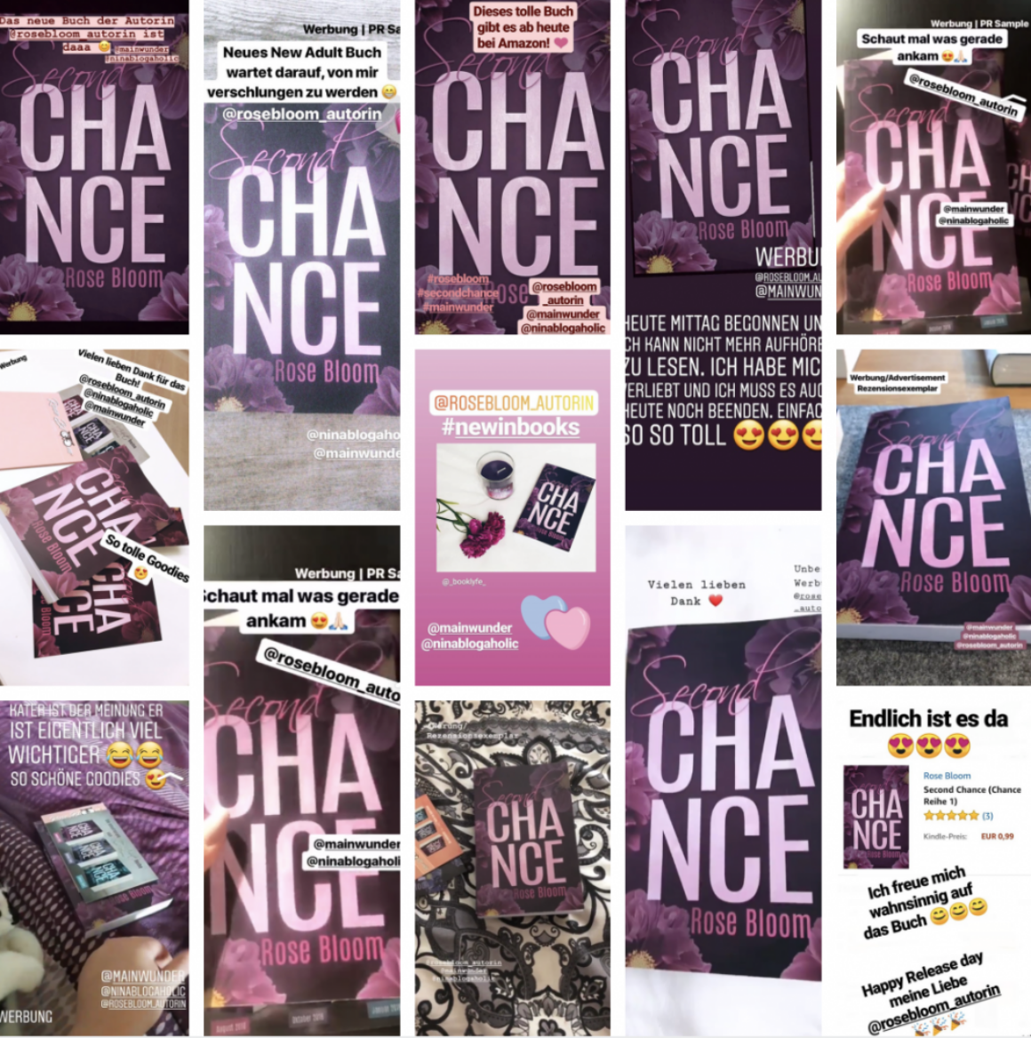 Influencer-Kampagne für Bestsellerautorin Rose Bloom