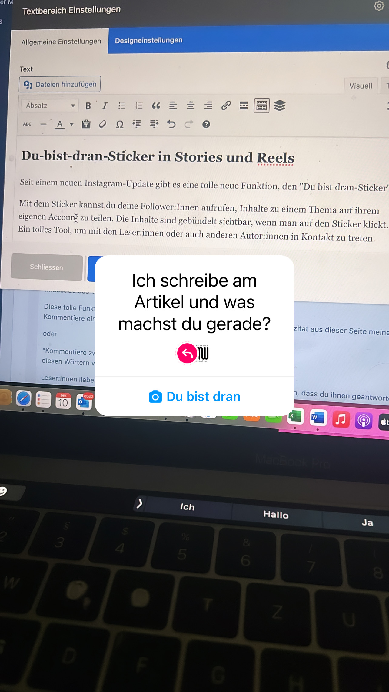 mainwunder Adventskalender 11.12. 5 neue Wege auf Tiktok, Instagram und Facebook, um mit Lesern in Kontakt zu treten