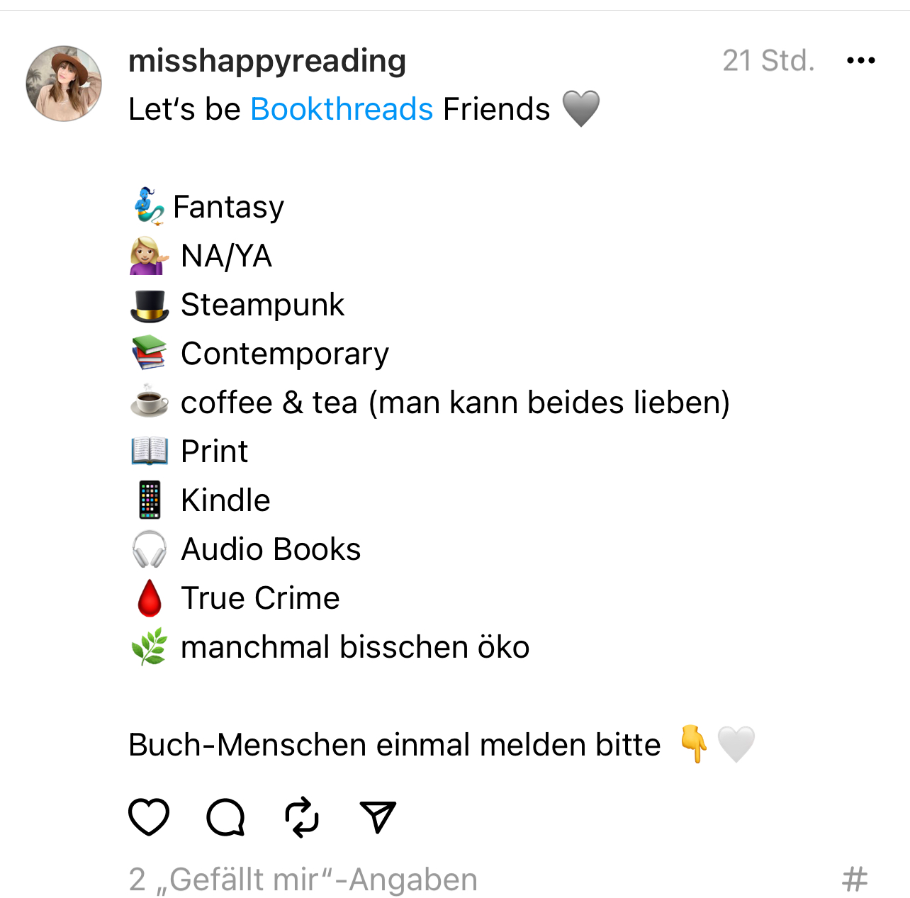 Bookthreads Friends